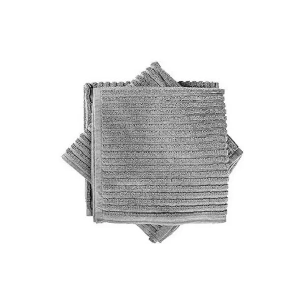 Signoola طقم مناشف يد سيجنولا مكون من 3 قطع 50 × 50 سم رمادي، قطن 100%