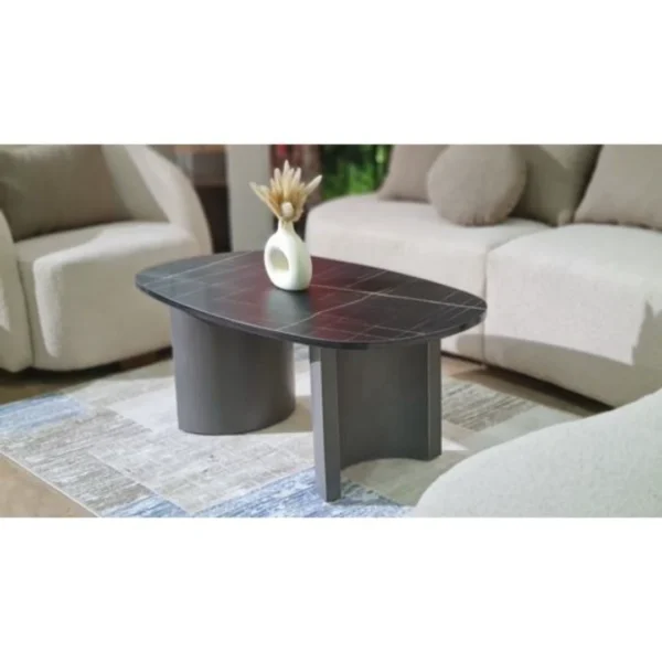 ترابيزه انتريه مودرن من مارفي تاتش - 60سم في 110سم بني