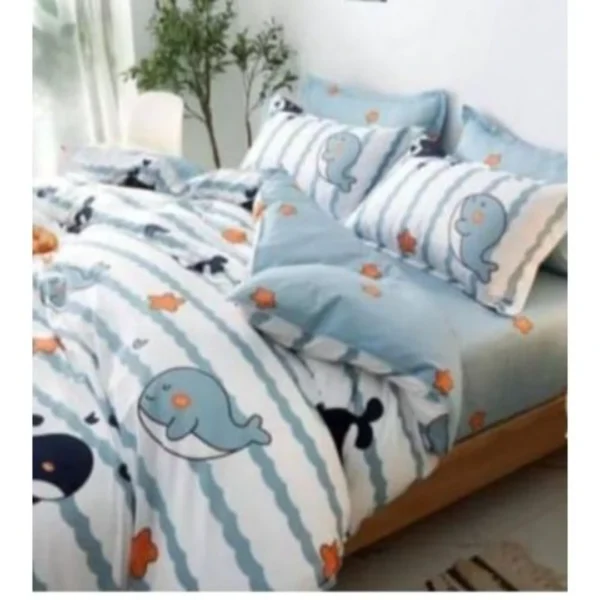 طقم ملايات أطفال 6 قطع قطن 240*240