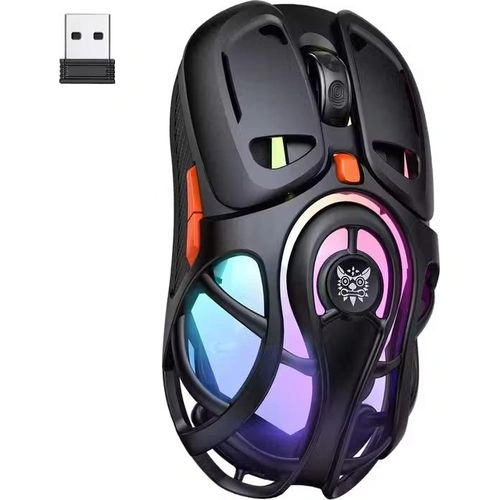 Onikuma أونيكوما DM02 ماوس جيمينج 3 اوضاع اتصال آر جي بي – أسود