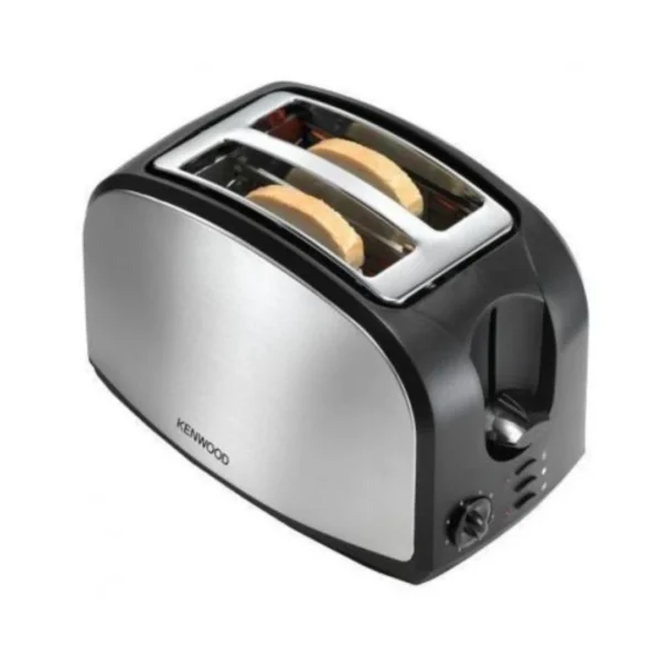 Kenwood توستر خبز كينوود شريحتين 900 واط لتحميص الخبز بسرعة وتحكم دقيق – أسود/فضي – TCM01.A0BK