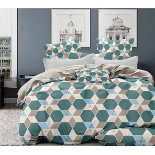 طقم ملاية سرير قطن تركى 260*240 5 قطع